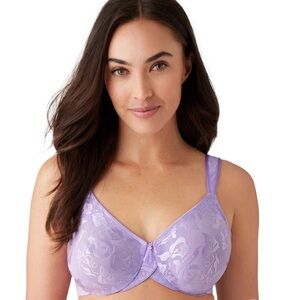 Wacoal Awareness Underwire Bra Purple Lace Bra Size 40C